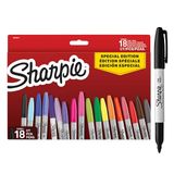 Sharpie Set van Permanent Markers | Limited Edition Verschillende Kleuren | Fijne Punt | 18 Markers | Back to School-set