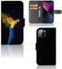 B2Ctelecom iPhone 13 Mini Housse de téléphone avec porte-cartes Papegaai