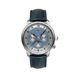 Zeppelin 8536-3 Polshorloge Heren Kwarts Blauw Leer Zilverkleurig Staal