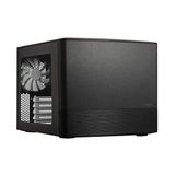 Fractal Design Node 804 – zwart – compacte computerhoes – mATX – High Airflow – modulaire binnenkant – 3 x Fractal Design Silent R2 120 mm fans inbegrepen – waterkoeling klaar – USB 3.0 – venster zijpaneel