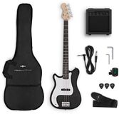 Gear4music VISIONSTRING 3/4 Basgitaarpakket (LH) Zwart