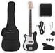 Gear4music VISIONSTRING 3/4 Basgitaarpakket (LH) Zwart