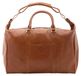 Alessia Firenze uni reisverzorgtas echt leer, verstelbare schouderband Honey UNICA 52x44x20 cm NAN-4046-MIELE