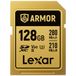 Lexar SDXC ARMOR Gold UHS-II 128 Go V60 IP68 - 0843367138562