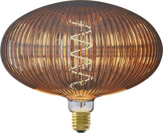 Calex Pulse Lille LED Lamp - E27 - Filament - 4W - 1800K - Rookglas - Dimbaar