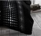 HOME LINGE PASSION Housse de couette Noir 140 x 200 cm