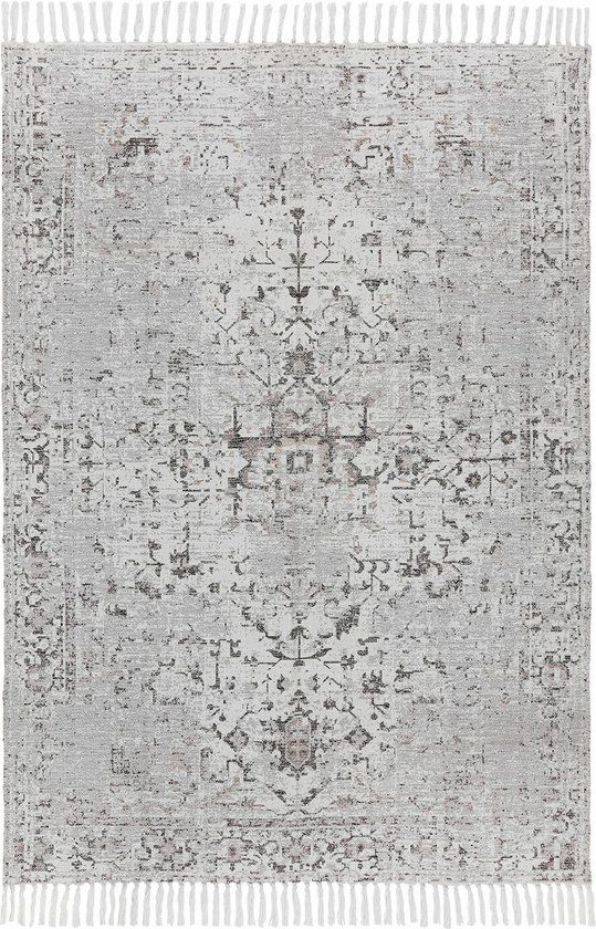 LOBERON Vloerkleed Delpheer bruin/beige