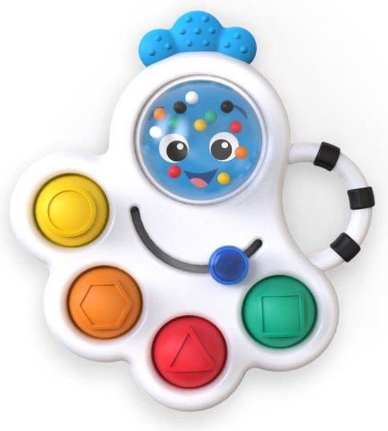Baby Einstein Opus's Shape Pops Sensorische Rammelaar & Bijtring - 6+ maanden