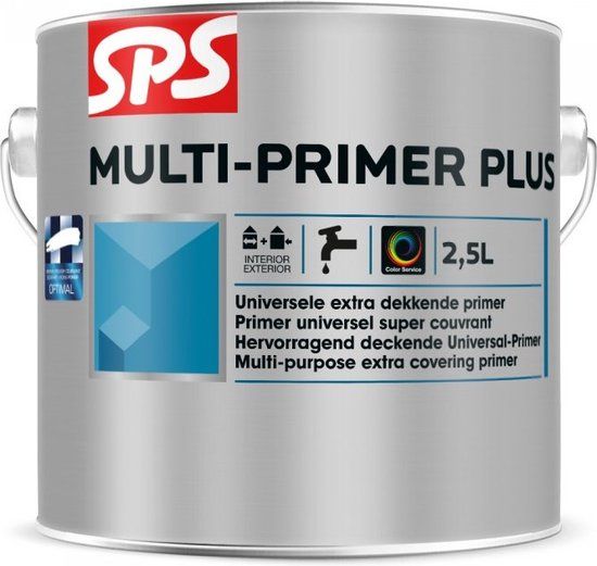 Sps Multi-primer Plus - 1 Liter - Wit - Zijdeglans - Voor binnen