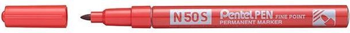 Pentel Merkpen N50S Rood