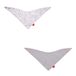 Cambrass Be Bandana Tri Bibs - Grey/White Cotton - Baby (0-2 Years) - Pack of 2