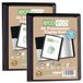 eco-eco Eco200x2 presentatiemap, A6, 50% gerecycled, 40 hoezen van kunststof, zwart, 2 stuks