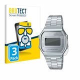 BROTECT - Protection d'écran pour Casio A168WEM-7EF - Film protecteur verre protecteur mat 3 Pièces