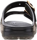 Crocs Saturday Metallic Buckle Sandaal W Zwart