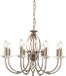 Elstead Lighting LED Kroonluchter | 8X E14 Max 60W | Dimbaar | Aged Brass