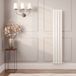 Hudson Reed Radiateur Design Vertical - Acier Blanc Moderne - 160 x 28 cm - Eau Chaude - Alpha