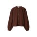POM Amsterdam blousetop - bruin