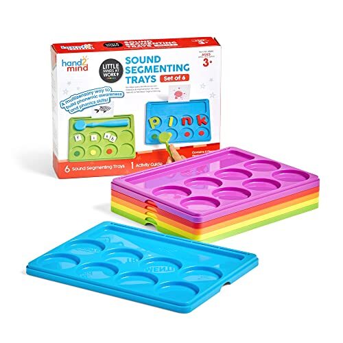 Learning Resources 95910 Little Minds at Work Sound Segmenteren Trays (Set van 6), One Size