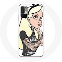 Maniacase Hoesje voor Xiaomi Redmi Note 10 5G Alice prinsessentattoo