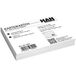 HAN Systeemkaarten DIN A7 landschap, indexkarton 170 g/m², gelinieerd, wit