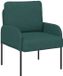vidaXL Canapé avec coussin 55cm vert foncé Contreplaqué