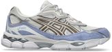 ASICS Gel-NYC Unisex Lage Sneakers Cream/Cloud Grey Blauw