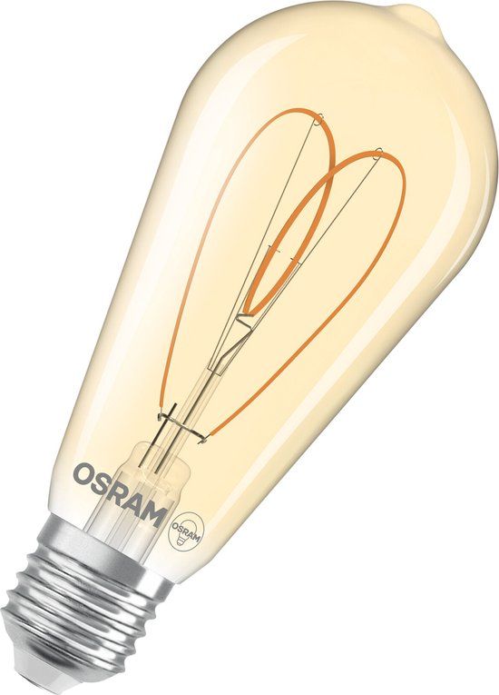 OSRAM Vintage 1906 Edison LED Lamp - E27 - 4.9W - 470 lm - Dimmable - Warm White