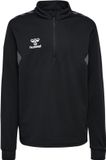 Hummel Hmlauthentic Half Zip Sweat Kids 219974 Kinderen Zwart Katoen Maat 116