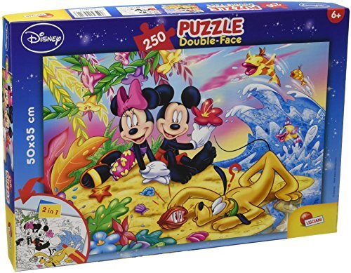 Liscianigiochi spelen 48113. – puzzel mickey gezicht plus, 250 stuks.