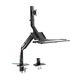 InLine 23174A bureau steun 43,2 cm (17") Zwart