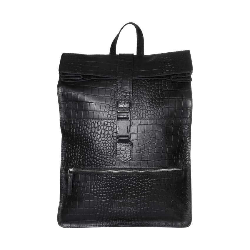 Mozz Bags Wild Ones Gobi Rugzak Croco Black