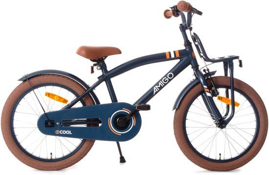 AMIGO 2Cool Jongensfiets 20 Inch - Kinderfiets - Blauw