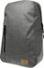 Unyqoos® Sacoche de vélo et sac à dos 21 litres – Sacoche de porte-bagages étanche avec compartiment pour ordinateur portable, amovible en sac à dos, gris