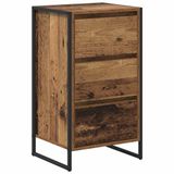 vidaXL Dressoir Oud Hout 42 x 36 x 75,5 cm Bewerkt hout
