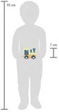 Small Foot Houten Lettertrein Polar - Locomotief Blauw Groen