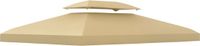 Outsunny - Tissu de remplacement pour auvent - Polyester - 300x400cm - Beige
