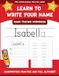 Isabella's Name Tracing Workbook