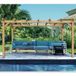 Maderland Pergola autoportante en bois - modèle VALENCIA - 400 x 300 cm