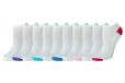 Amazon Essentials Vrouwen 10-Pack Katoen Gewatteerde No-Show Sokken, Wit, Schoenmaat 6-9