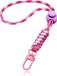 LGT JWLS Lookinggoodtoday Telefoonkoord/Sleutelhanger met Karabijnsluiting en Koordstopper - Roze