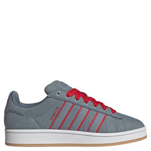 adidas Originals Campus 00s denim sneakers blauw/rood