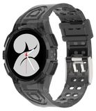 Wigento Samsung Siliconen horlogeband voor de Galaxy Watch 5 40mm, met geïntegreerde behuizing