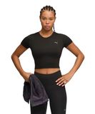 PUMA W CLOUDSPUN SS Twist TEE PUMA Zwart