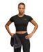 PUMA W CLOUDSPUN SS Twist TEE PUMA Zwart