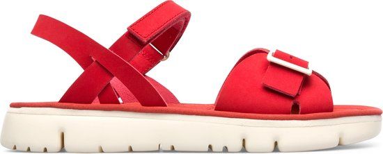 Camper Oruga Sandalen - Dames - Rood - Maat 38 - Platte sandalen - Leer - Lente/Zomer 2021