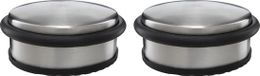 PROTECT-IT Deurstopper/deurbuffer - 2x - D100 x H45mm - 1,15kg - RVS