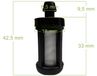Stihl Brandstoffilter voor 051, 076, 080, 09, BT360, FC73, FC83, MS180 C / 00003503500