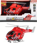 Toi Toys Toi Toys Cars&Trucks Brandweerhelikopter Rescue + Licht En Geluid