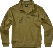 Brandit - Tactical Sweat Troyer Sweater/trui - XL - Olijfgroen