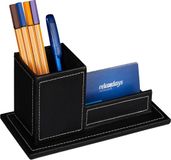 Relaxdays Pennenbak met visitekaartjeshouder